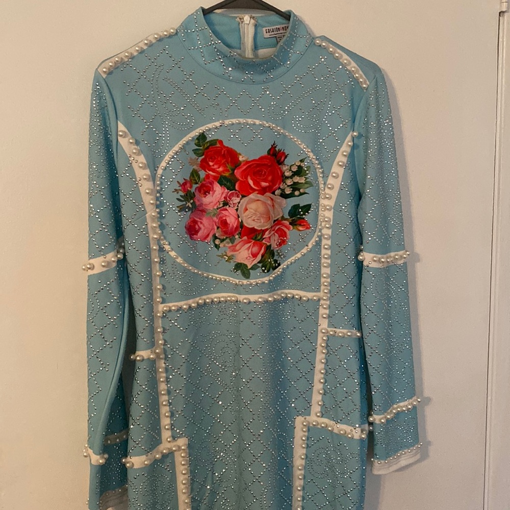Beaded short dress